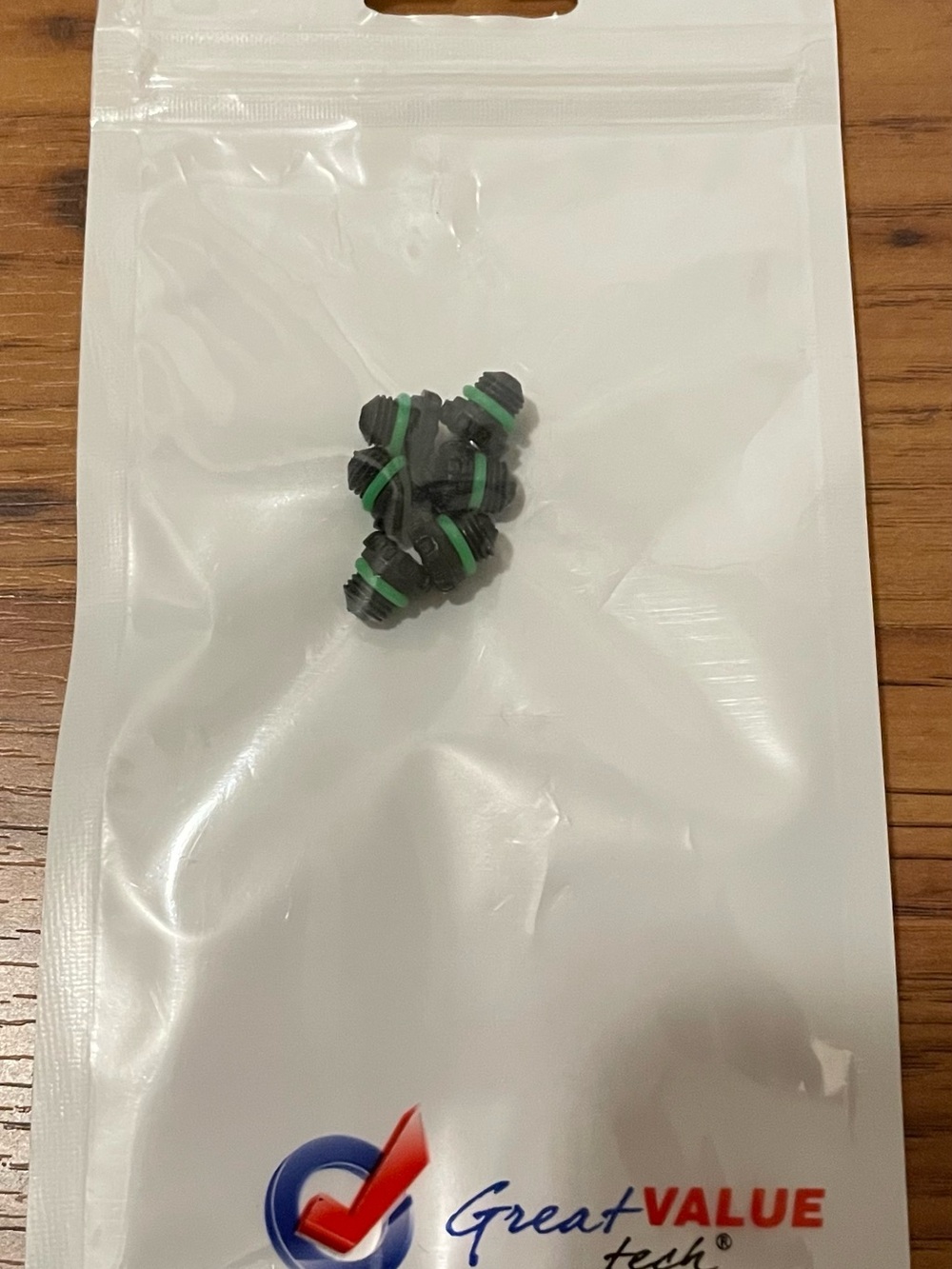 New Black and Green Earbud Tips (Pack)